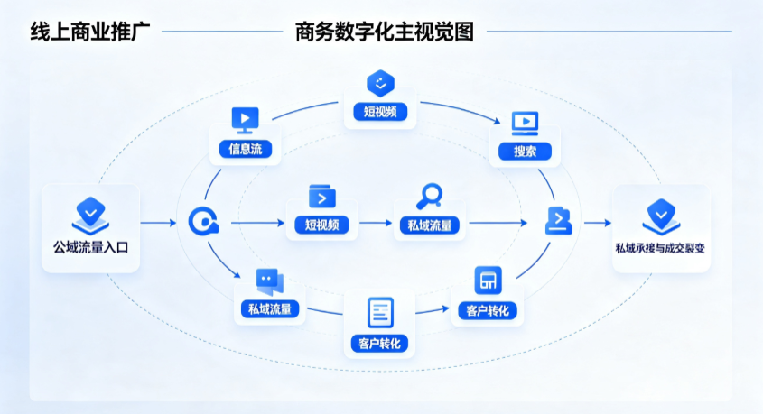 唐县线上商业推广怎么做？全域流量闭环搭建与低成本转化实战指南